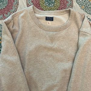 J Crew French terry crew neck